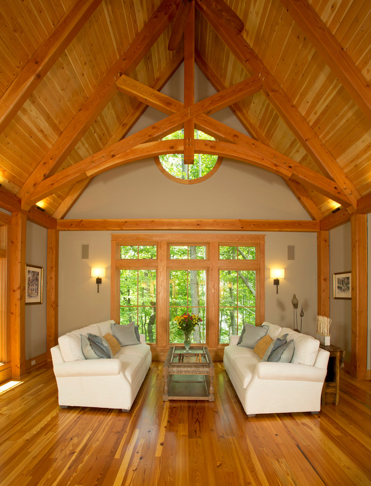 This is an example of a country family room in DC Metro.