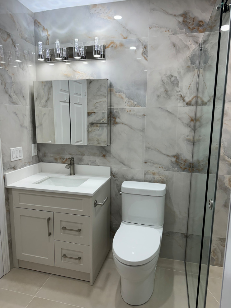 Oakville Walk in Bathroom Remodel