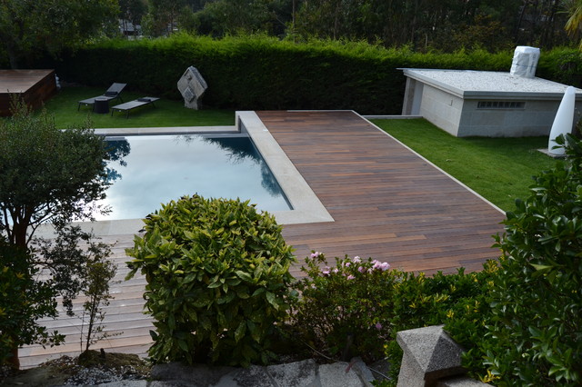 Reforma piscina contemporaneo-piscina