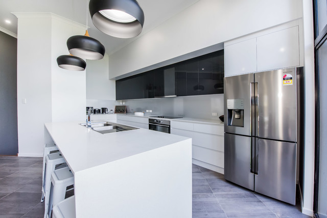 Curved Abode trendy-koekken