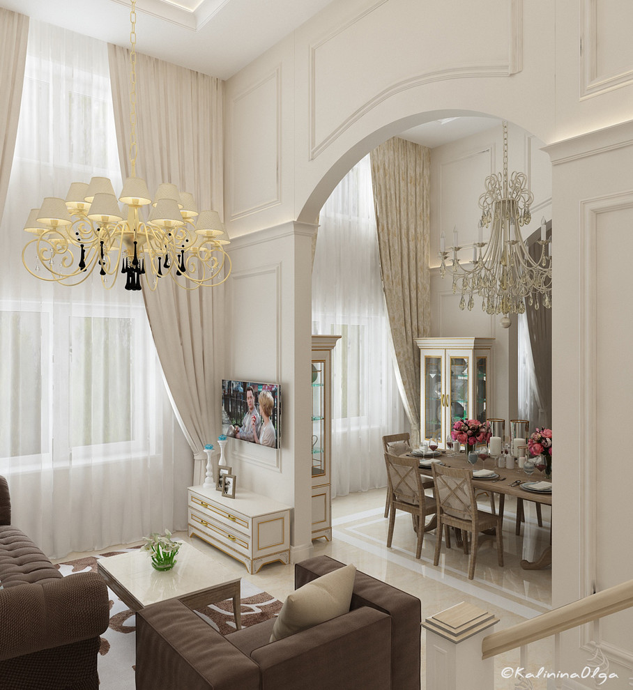 Двухуровневая квартира в Москве