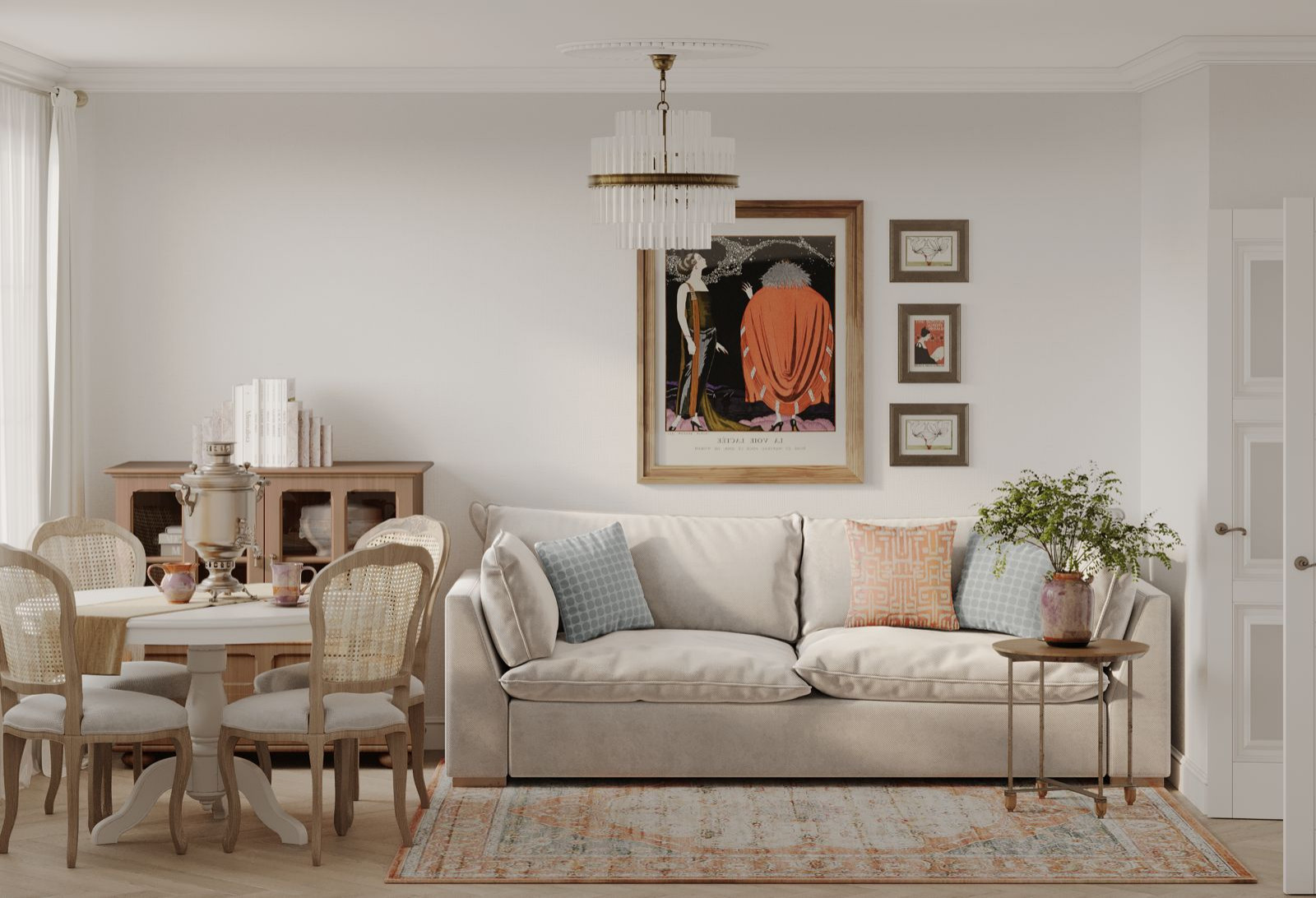 Квартира с элементами сталинского ампира