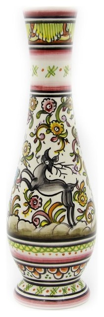 Coimbra Ceramics Hand-painted Decorative Vase XVII Century Recreation #245