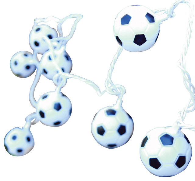 Soccer Ball String Lights, 10 Count