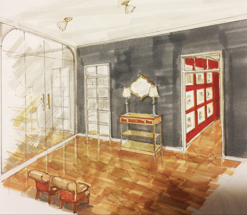 Interior Sketch - Эскизы интерьеров