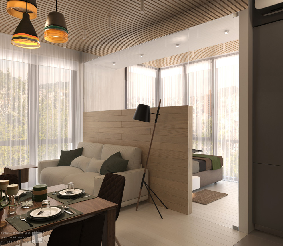 ДИЗАЙН-ПРОЕКТ КВАРТИРЫ В ОЛИМПИЙСКОЙ ДЕРЕВНЕ 55 м²