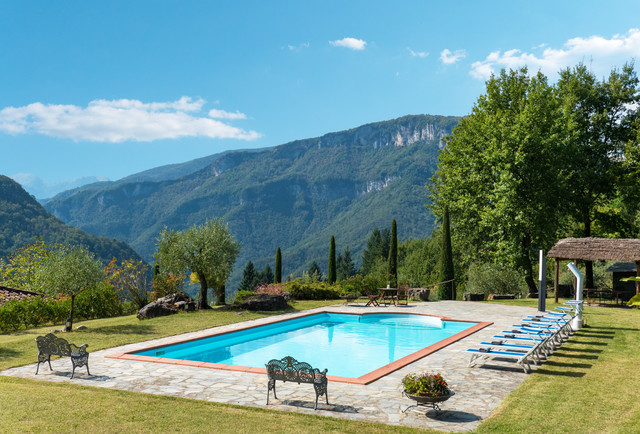 Casa al Colle mediterran-pools
