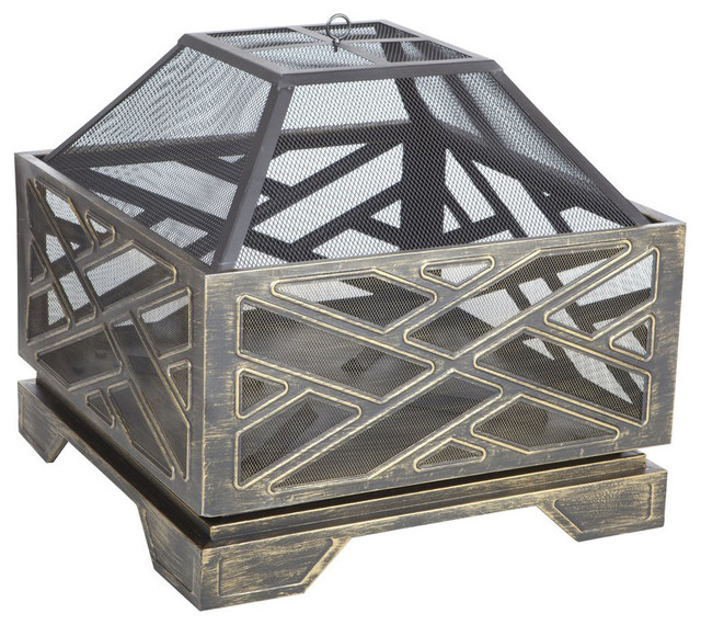 Fire Sense 62239 Catalano Square Fire Pit Fire Pits By Buildcom