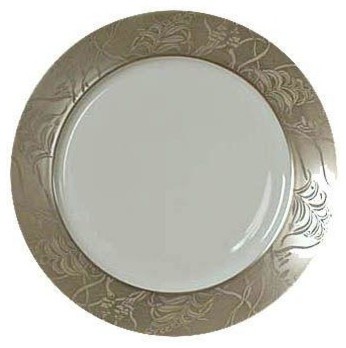 Used JL Coquet Khazard Platinum Dessert Plate