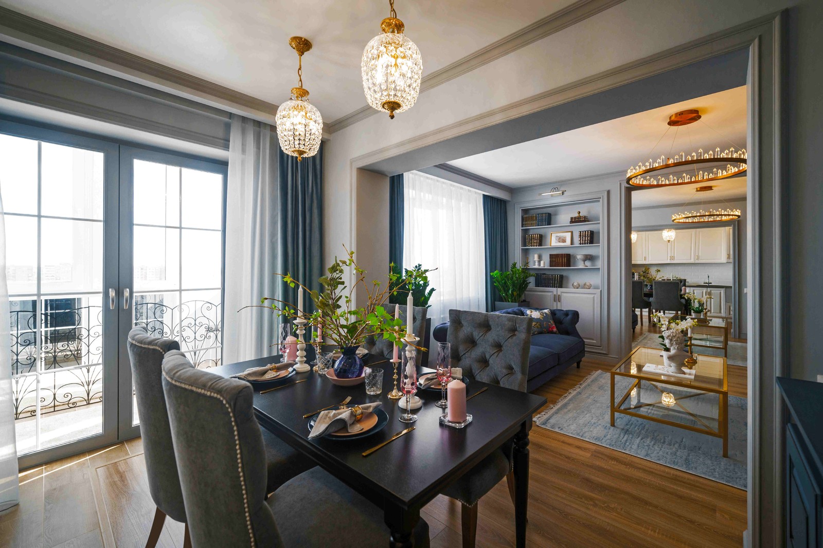 Квартира серого цвета с розовым. г.Димитровград .