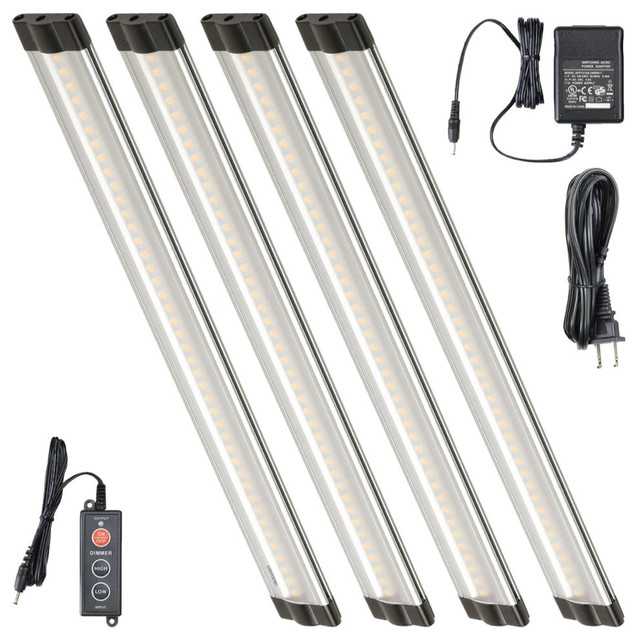 Lightkiwi X8402 12" Cool White LED Under Lighting 4Panel Kit