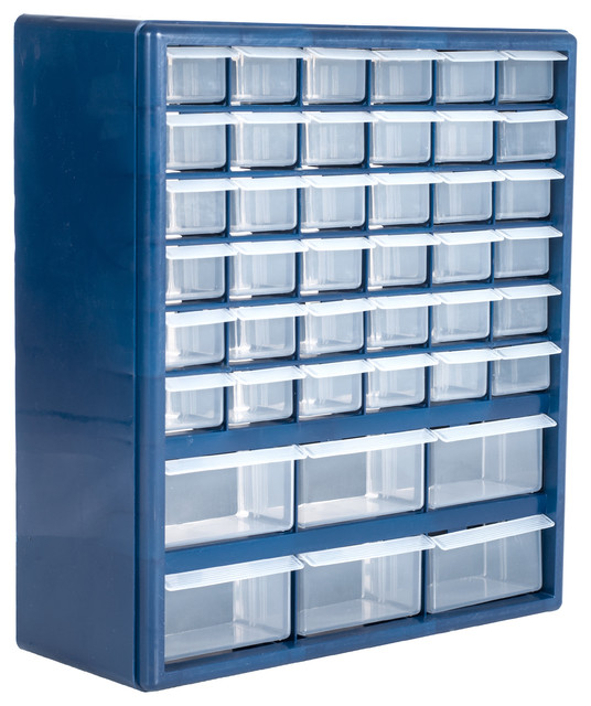 deluxe 42 drawer compartment storage box by stalwart traditional