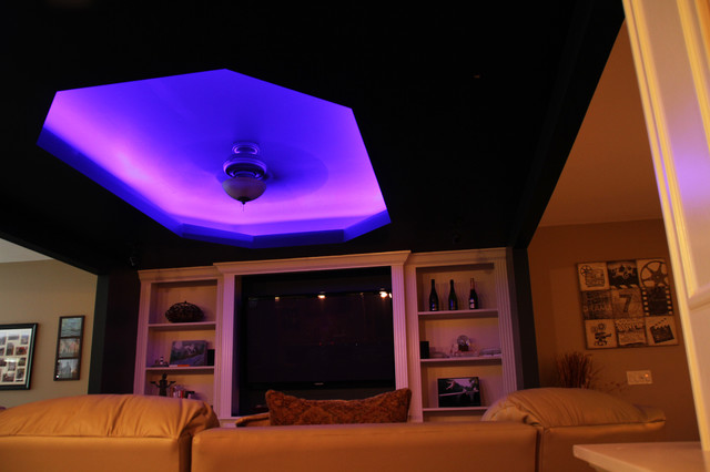 Led Color Changing Ceiling Cove Lighting Contemporary
