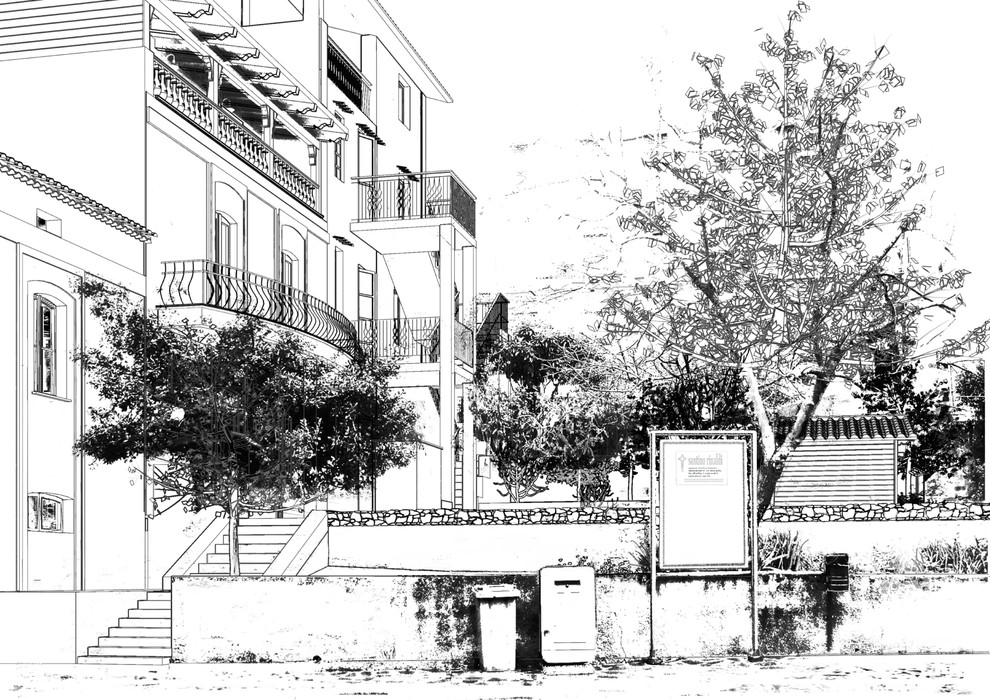 Sistemazione di pertinenza degli edifici