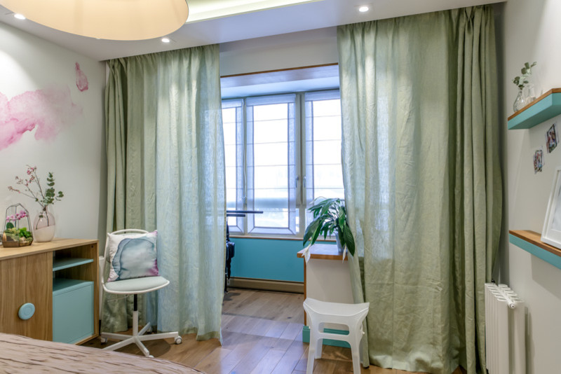 Проект Переделка с НТВ "Спальня в цветных облаках"