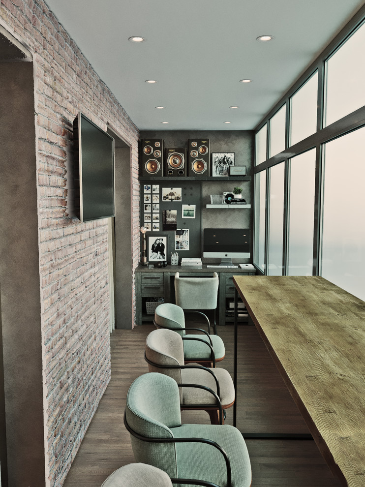 Квартира в стиле Лофт. ЖК "Триумф-Парк". Санкт-Петербург