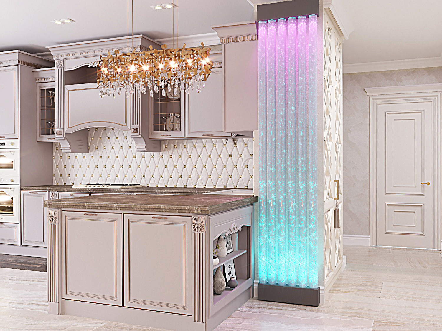 ЖК Антоновские яблоки классика кухня