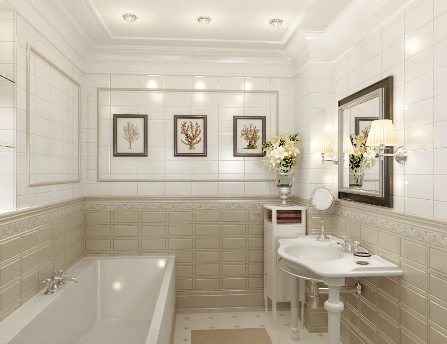 Квартира в легкой классике с романтичными декоративными деталями