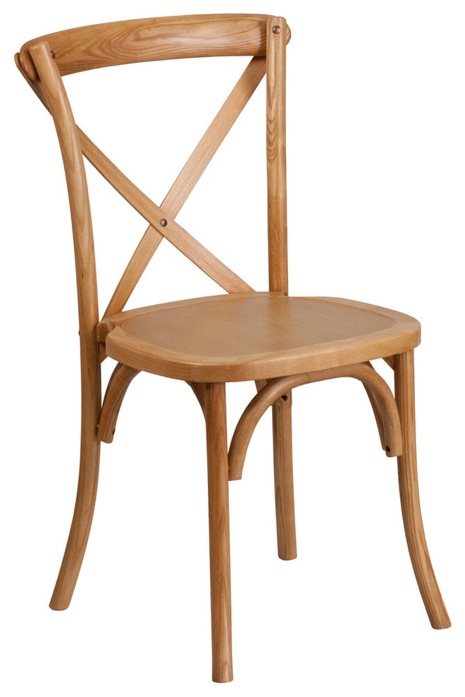 Oak Cross Back Chair