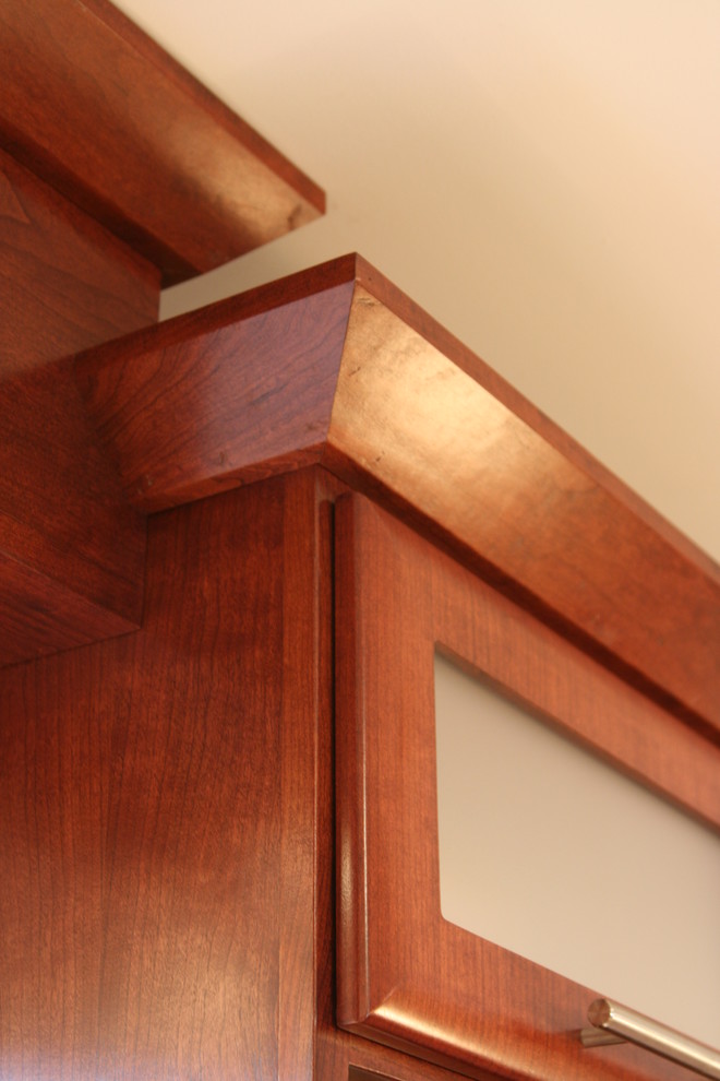 Example of a transitional home design design in Cincinnati