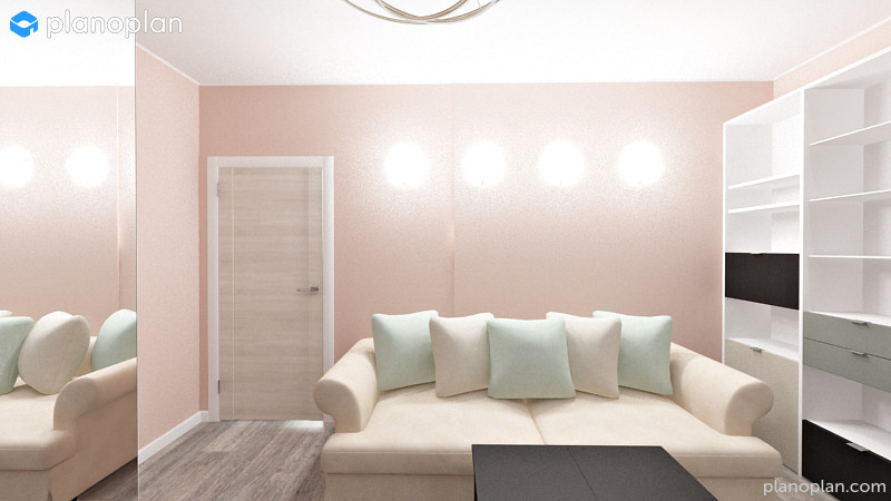 4хкомнатная квартира для молодой семьи с кабинетом в кладовке