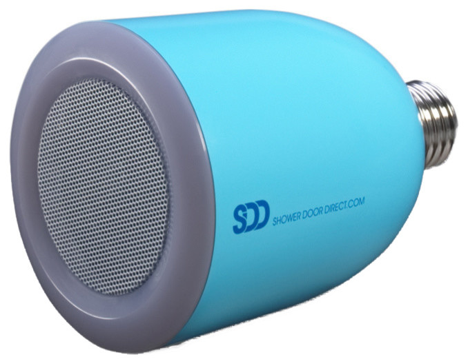 bluetooth light speaker for shower