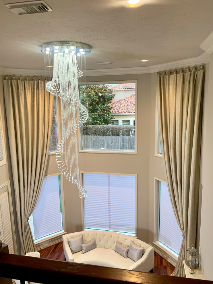 Vintage Gold luxe fabric Houston by Glamoureax Drapes Houzz