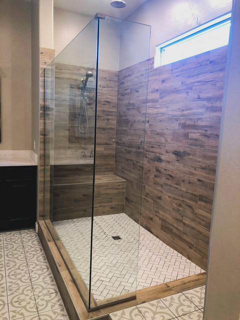 Shower After landhausstil-badezimmer