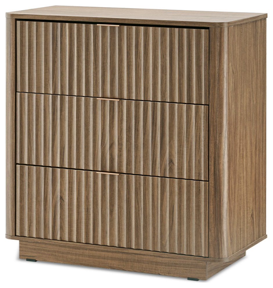 mopio Brooklyn MidCentury Modern Dresser/Credenza, Waveform Panel