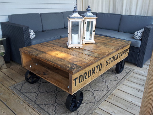 Industrial Pallet Coffee Tables