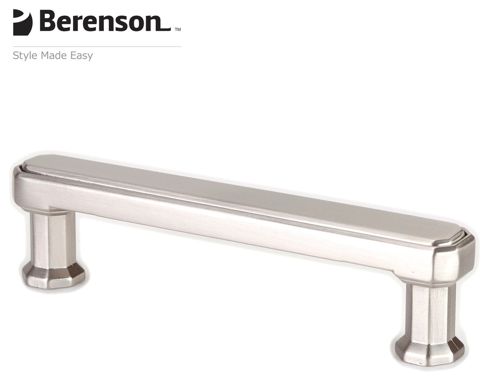 9444-1BPN-P Brushed Nickel Cabinet Pull by Berenson