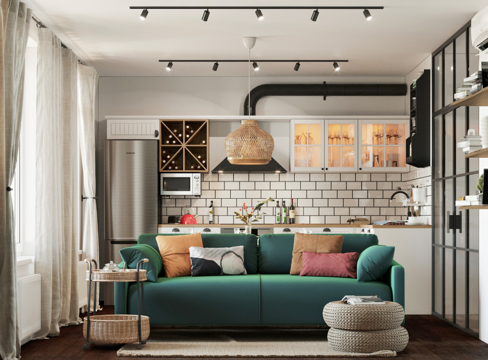 60,4 кв.м. Двухкомнатная квартира в стиле экосканди,ЖК Русский авангард ,Воронеж