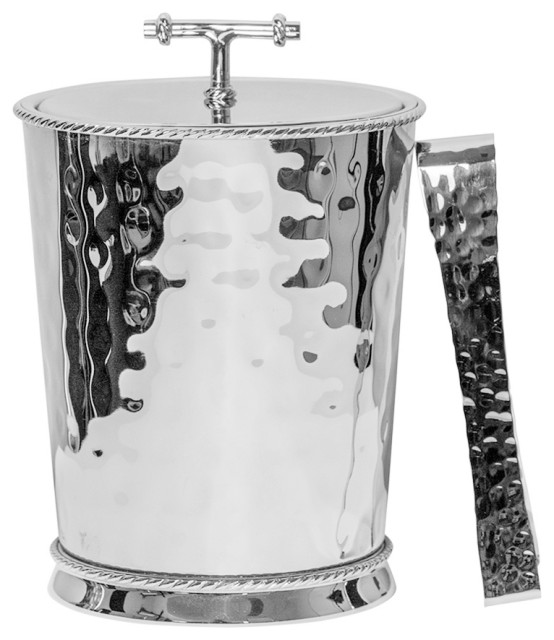 Graham Lidded Ice Bucket with Ice Tong Ice Tools And Buckets by