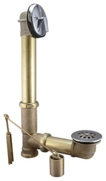 In Brushed Nickel, Bathtub Drain Assembly Brushed Nickel