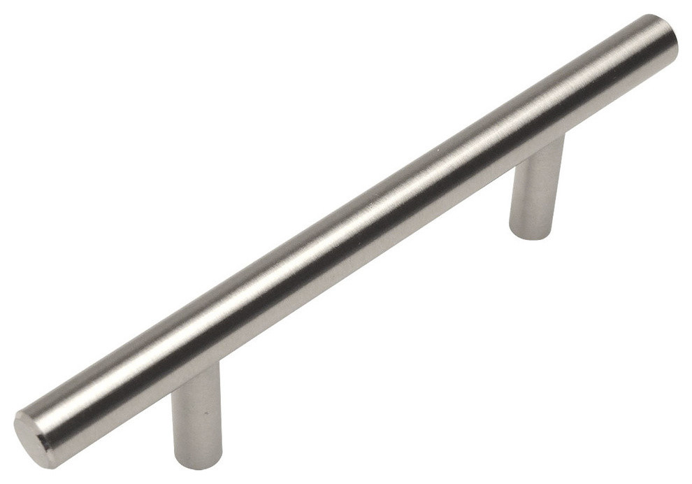 Cosmas 404-3.5SN Satin Nickel Slim Line Euro Style Bar Pull