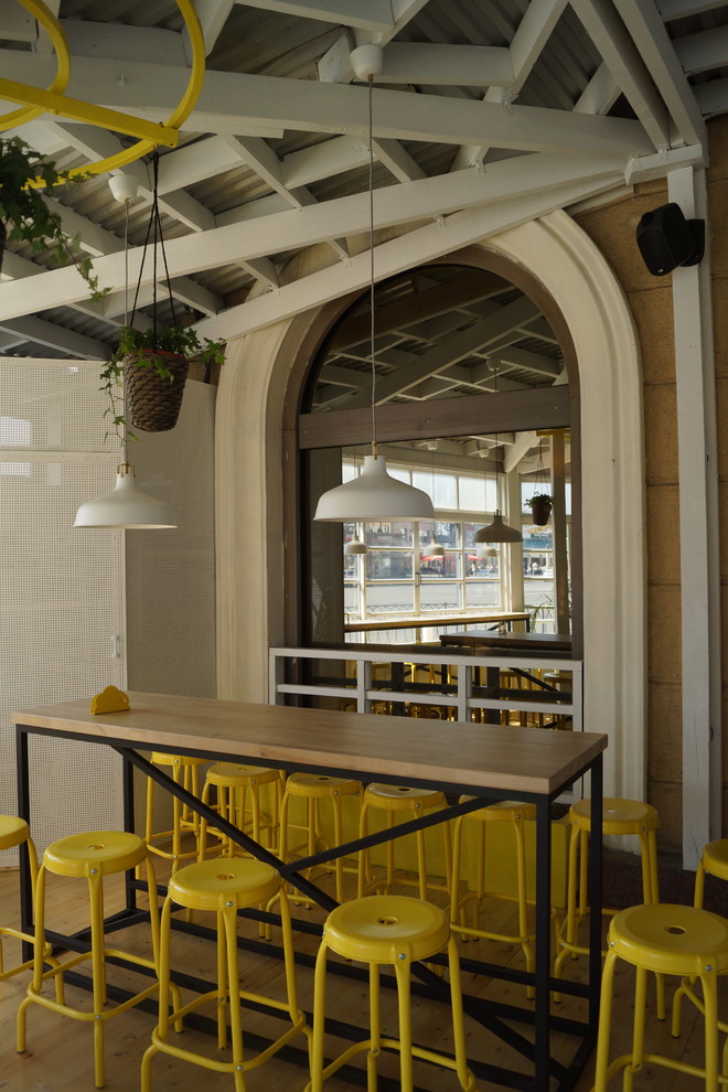 Ремонт помещения под летнее кафе быстрого питания "BANKA"