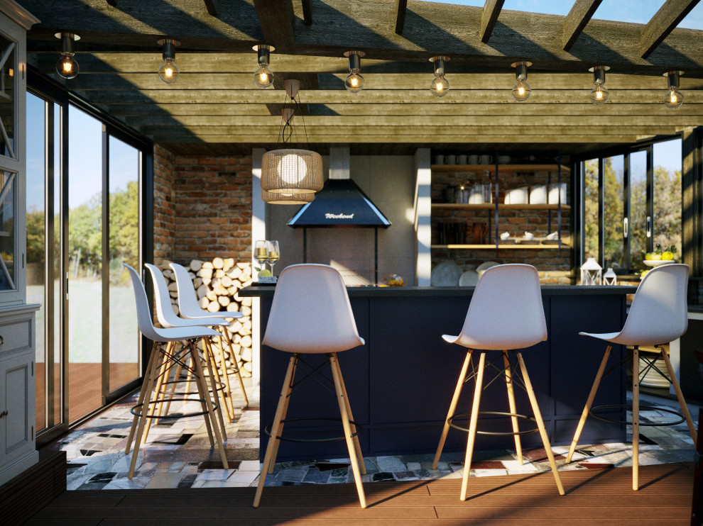 Летняя кухня в Малаховке