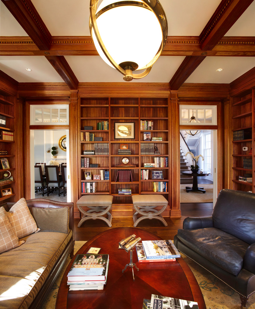 Family room - traditional family room idea in New York