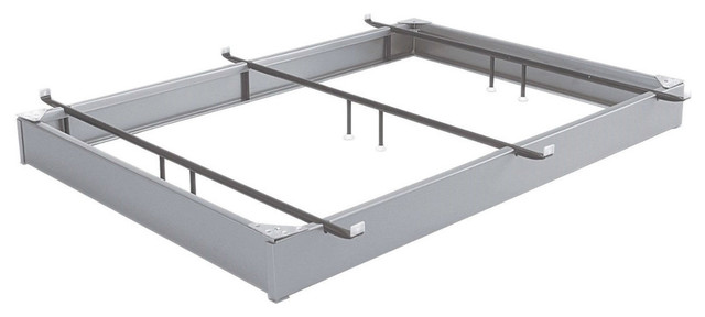 king size sturdy hotel style metal bed base bed frame matte metal finish contemporary - Sturdy King Size Bed Frame king size sturdy hotel style metal bed base bed frame matte metal finish contemporary - Sturdy King Size Bed Frame