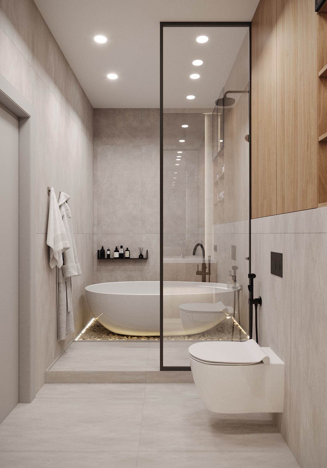 Визуализация ванной комнаты