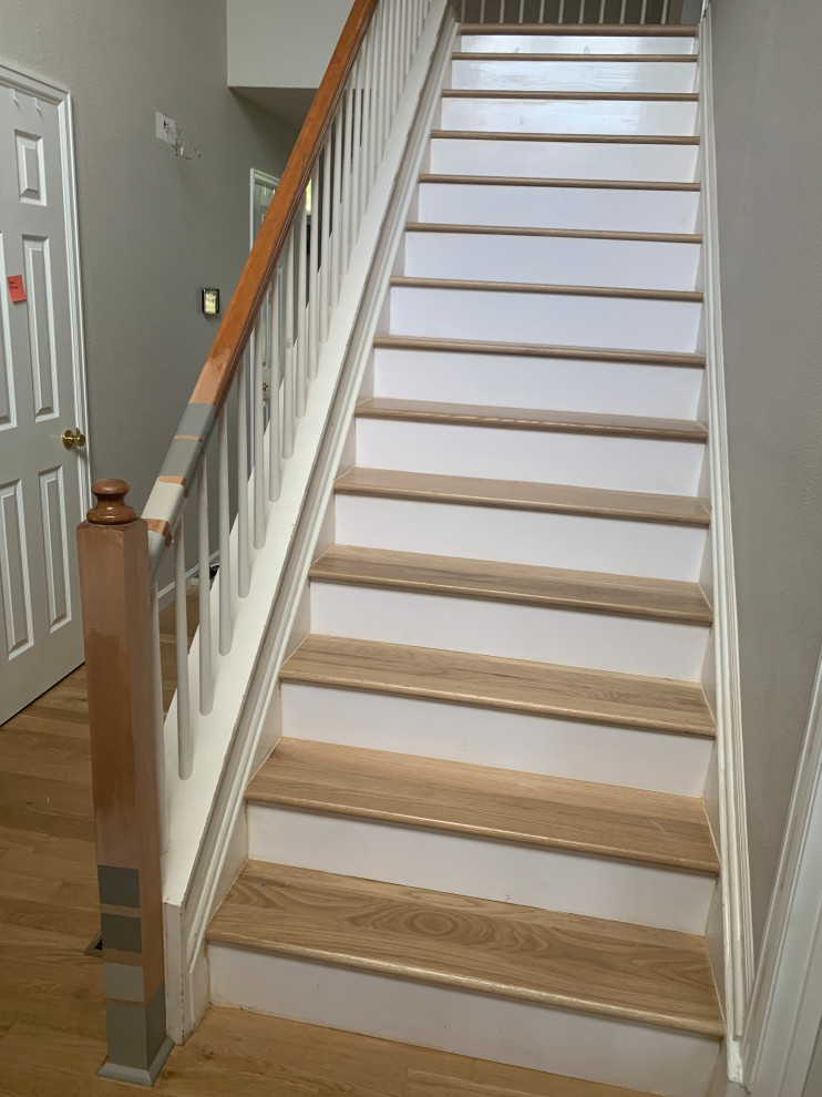 What color to paint railing and newel posts after floor refinish ...