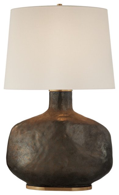 Kelly Wearstler Beton 1 Light Table Lamp, Crystal Bronze