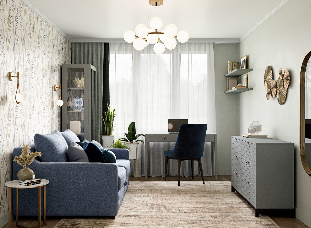 Интерьер в стиле хюгге: однушка для девушки