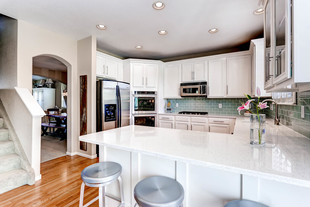 Inspiration for a cottage kitchen remodel in Denver