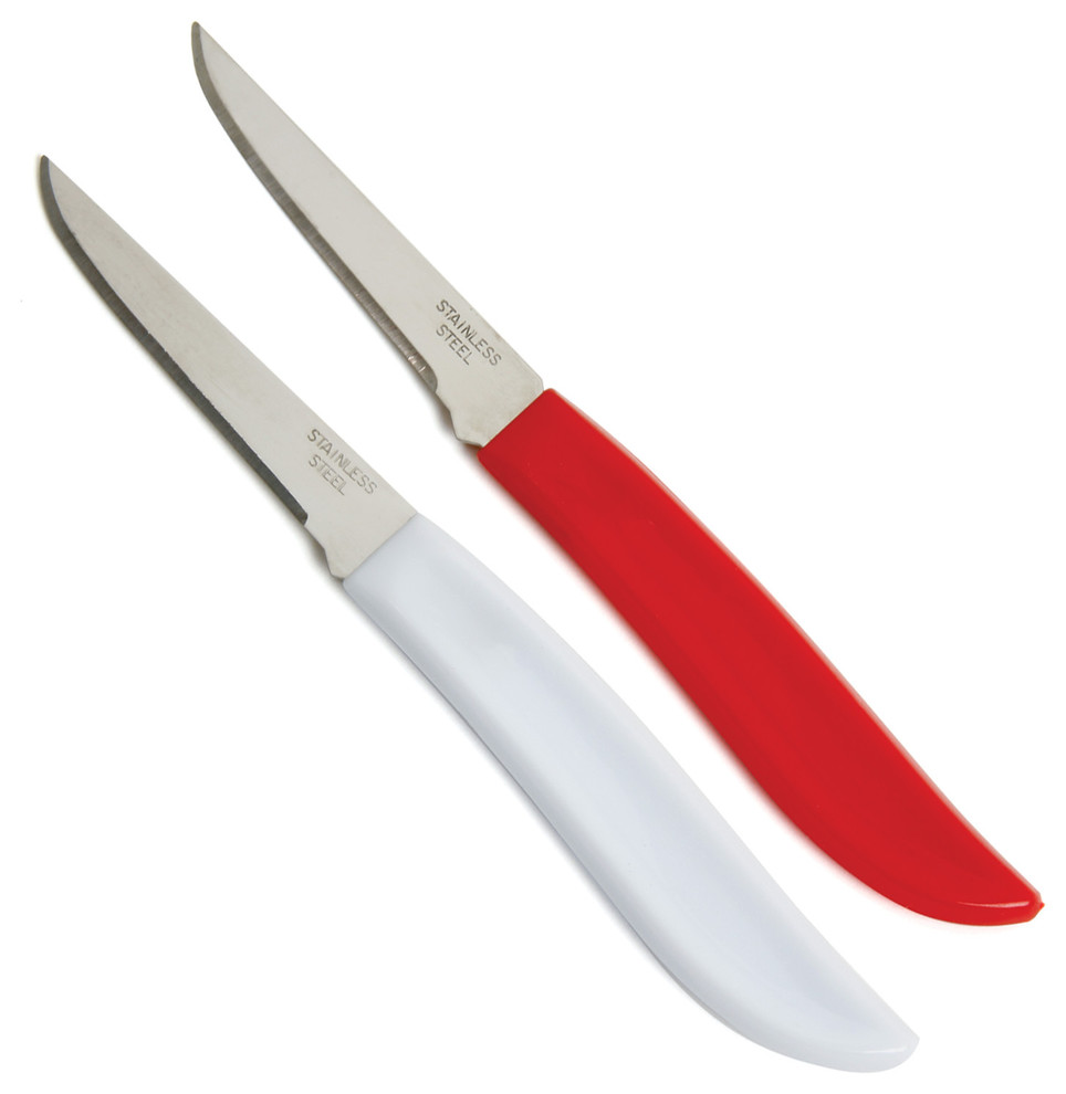 Norpro Stainless Steel Paring Knife, Set of 2 Contemporary Paring
