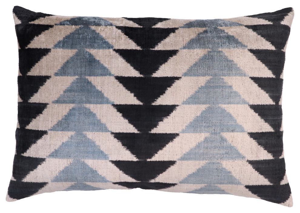 Canvello Handmade Velvet Pillow & Insert 16x24 in Scandinavian