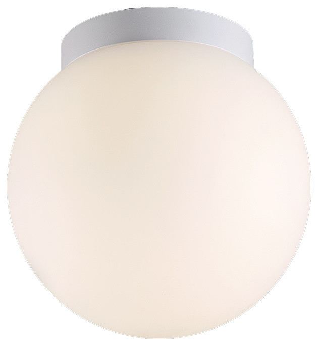 WAC Lighting Niveous 9" LED Flush Mount in White Contemporary
