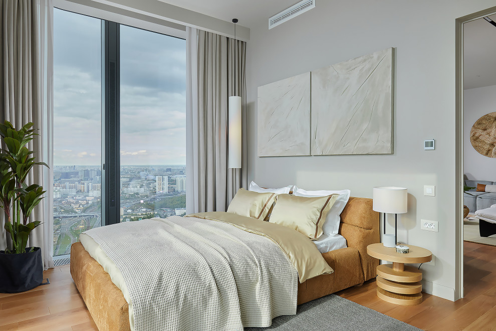 Квартира в Москва-Сити 2 (бежевое дерево)