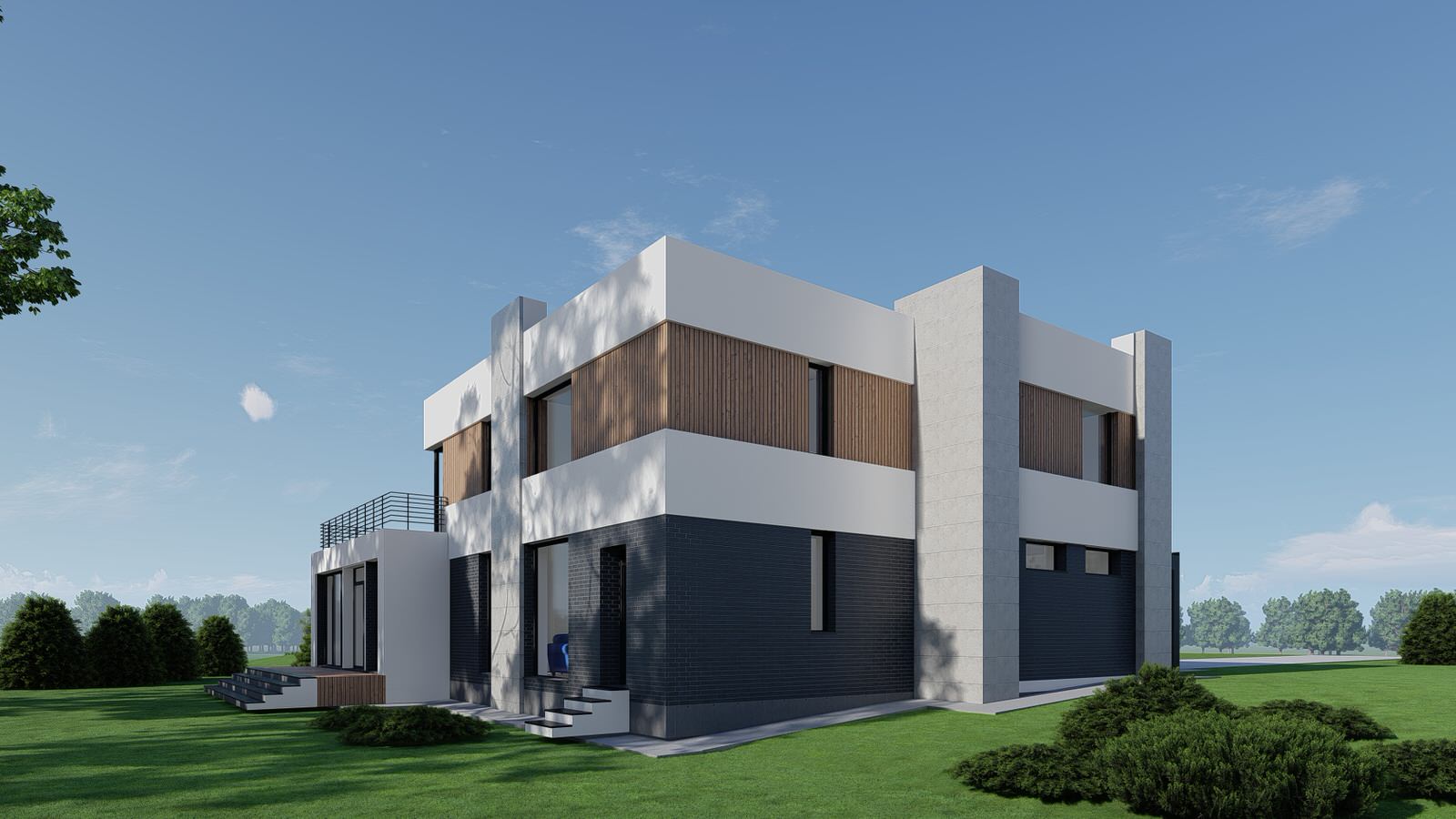 Hi-tech modern house