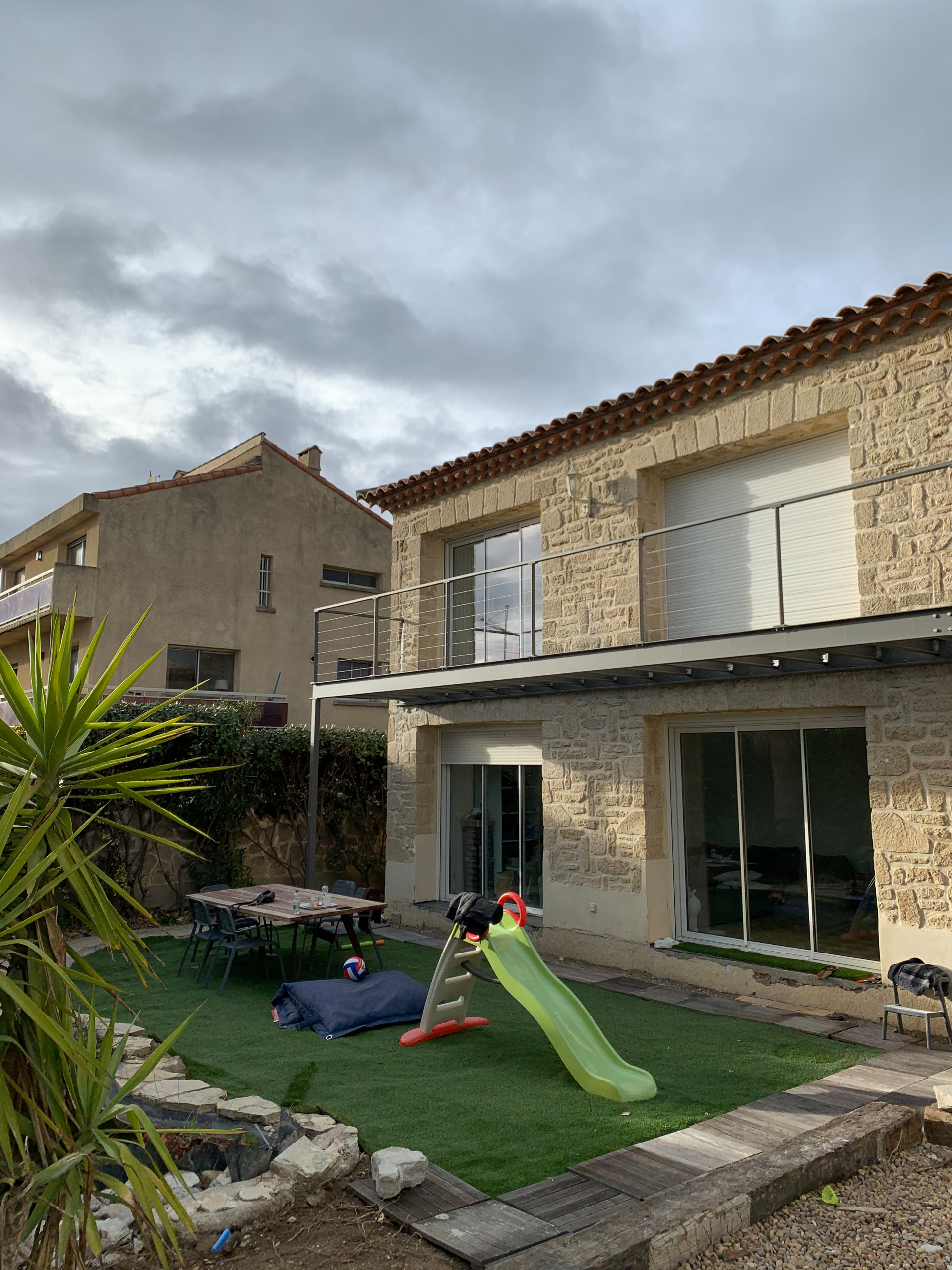Extension en bord de plage